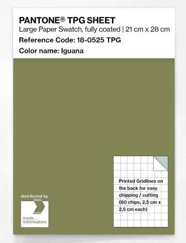 PANTONE® TPG SHEET 18-0525 TPG Iguana