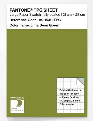PANTONE® TPG SHEET 18-0540 TPG Lima Bean Green