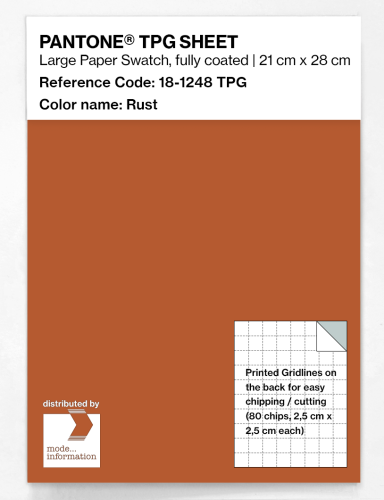 Artikelbild des Artikels “PANTONE® TPG SHEET 18-1248 TPG Rust “