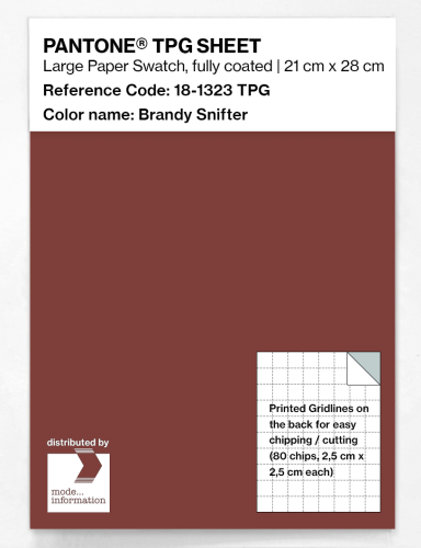 PANTONE® TPG SHEET 18-1323 TPG Brandy Snifter
