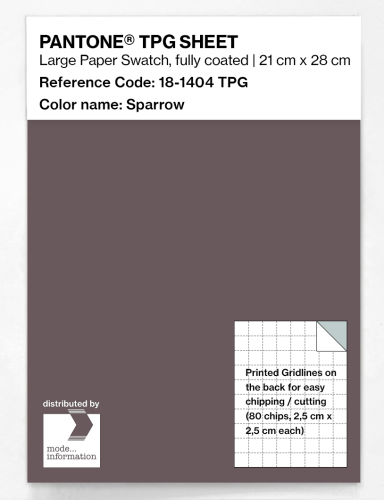 PANTONE® TPG SHEET 18-1404 TPG Sparrow