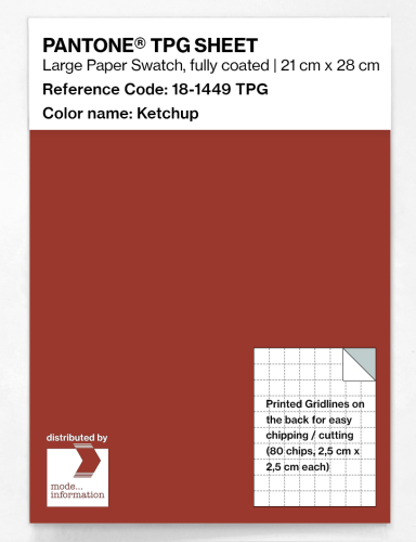 Artikelbild des Artikels “PANTONE® TPG SHEET 18-1449 TPG Ketchup “