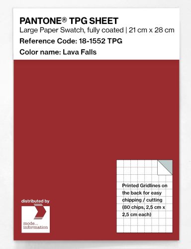 Artikelbild des Artikels “PANTONE® TPG SHEET 18-1552 TPG Lava Falls “