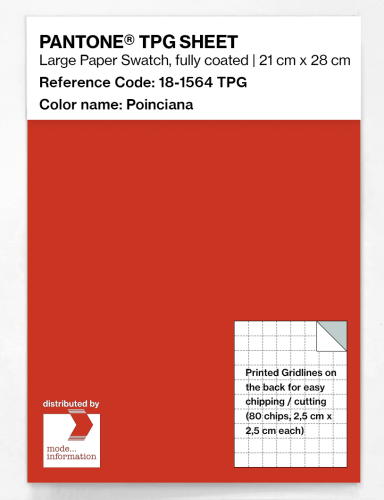 PANTONE® TPG SHEET 18-1564 TPG Poinciana