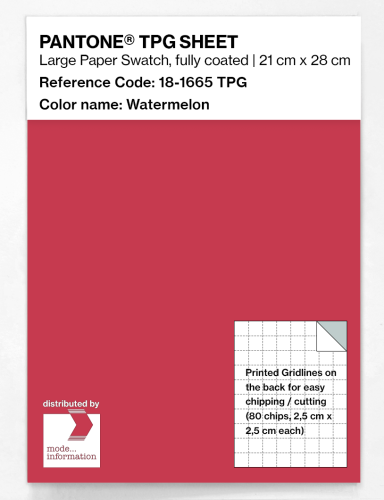 PANTONE® TPG SHEET 18-1665 TPG Watermelon
