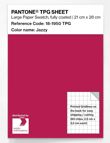 PANTONE® TPG SHEET 18-1950 TPG Jazzy