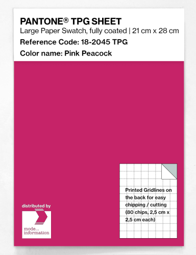 PANTONE® TPG SHEET 18-2045 TPG Pink Peacock