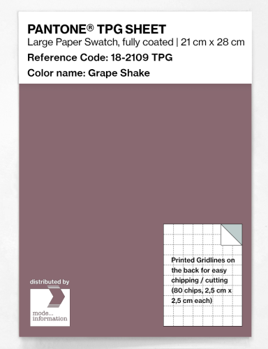 Artikelbild des Artikels “PANTONE® TPG SHEET 18-2109 TPG Grape Shake “