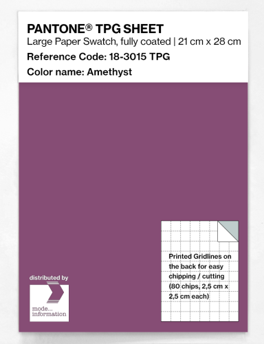 Product image of the product “PANTONE® TPG SHEET 18-3015 TPG Amethyst ”