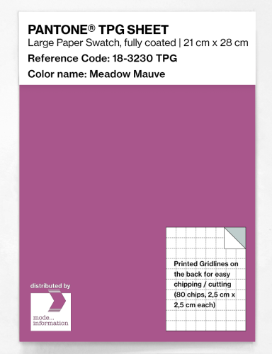 PANTONE® TPG SHEET 18-3230 TPG Meadow Mauve