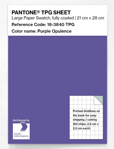 Artikelbild des Artikels “PANTONE® TPG SHEET 18-3840 TPG Purple Opulence “