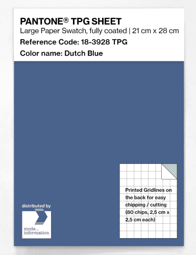 PANTONE® TPG SHEET 18-3928 TPG Dutch Blue