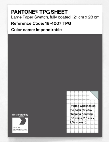Artikelbild des Artikels “PANTONE® TPG SHEET 18-4007 TPG Impenetrable “