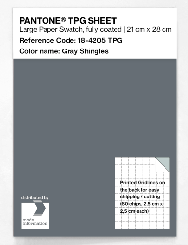 Artikelbild des Artikels “PANTONE® TPG SHEET 18-4205 TPG Gray Shingles “