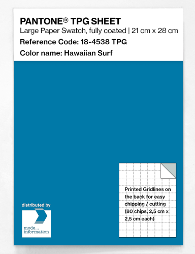 Artikelbild des Artikels “PANTONE® TPG SHEET 18-4538 TPG Hawaiian Surf “