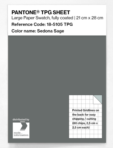 PANTONE® TPG SHEET 18-5105 TPG Sedona Sage