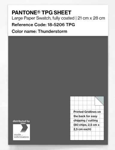 Product image of the product “PANTONE® TPG SHEET 18-5206 TPG Thunderstorm ”