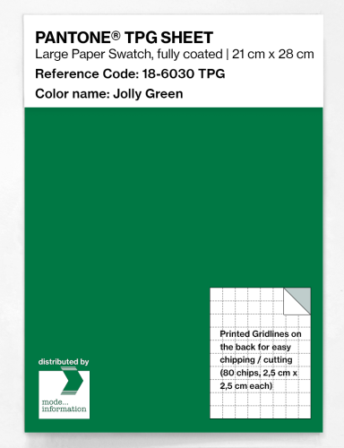 PANTONE® TPG SHEET 18-6030 TPG Jolly Green