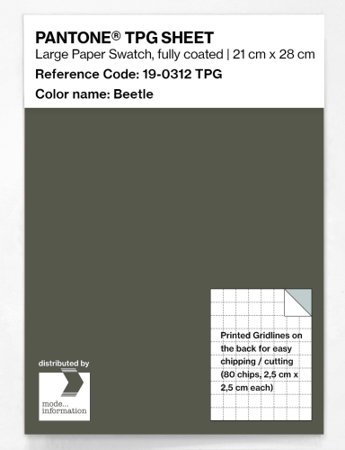 PANTONE® TPG SHEET 19-0312 TPG Beetle