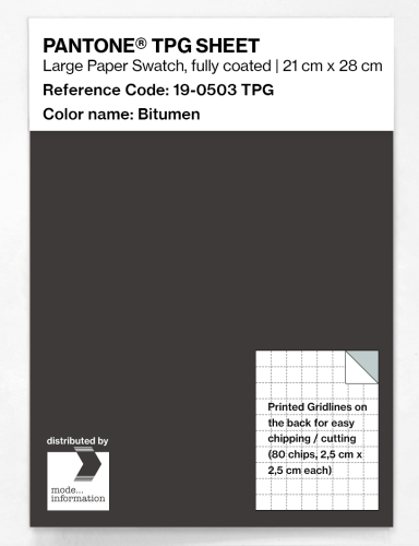 Artikelbild des Artikels “PANTONE® TPG SHEET 19-0503 TPG Bitumen “