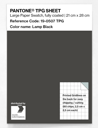 Artikelbild des Artikels “PANTONE® TPG SHEET 19-0507 TPG Lamp Black “