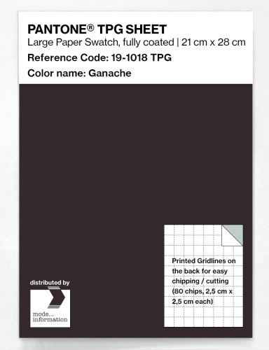 PANTONE® TPG SHEET 19-1018 TPG Ganache