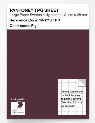 PANTONE® TPG SHEET 19-1718 TPG Fig