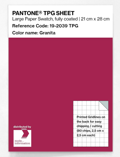 PANTONE® TPG SHEET 19-2039 TPG Granita