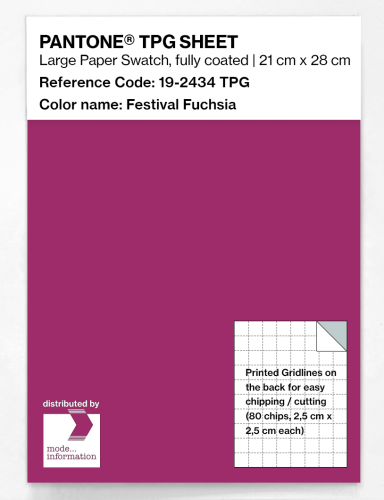 PANTONE® TPG SHEET 19-2434 TPG Festival Fuchsia