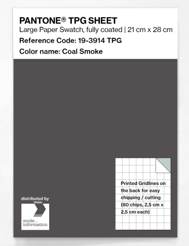 Artikelbild des Artikels “PANTONE® TPG SHEET 19-3914 TPG Coal Smoke “