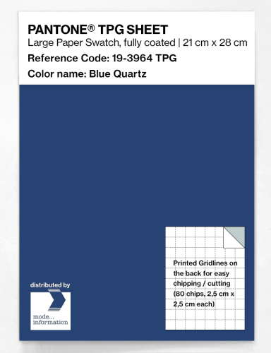 PANTONE® TPG SHEET 19-3964 TPG Blue Quartz