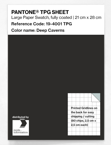 Artikelbild des Artikels “PANTONE® TPG SHEET 19-4001 TPG Deep Caverns “