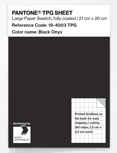 Artikelbild des Artikels “PANTONE® TPG SHEET 19-4003 TPG Black Onyx “