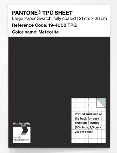 Artikelbild des Artikels “PANTONE® TPG SHEET 19-4008 TPG Meteorite “