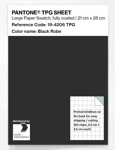 Artikelbild des Artikels “PANTONE® TPG SHEET 19-4206 TPG Black Robe “