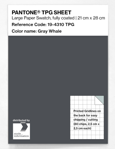 Artikelbild des Artikels “PANTONE® TPG SHEET 19-4310 TPG Gray Whale “