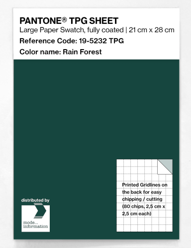 PANTONE® TPG SHEET 19-5232 TPG Rain Forest