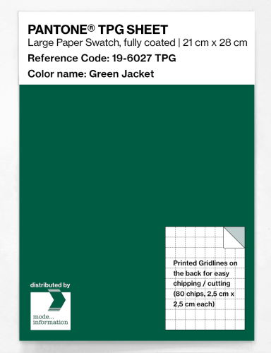 Artikelbild des Artikels “PANTONE® TPG SHEET 19-6027 TPG Green Jacket “