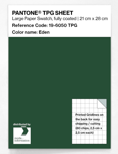 PANTONE® TPG SHEET 19-6050 TPG Eden