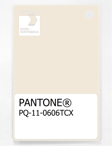 PANTONE® PLASTIC STANDARD CHIP PQ 11-0606 TCX Pristine