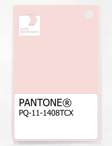 PANTONE® PLASTIC STANDARD CHIP PQ 11-1408 TCX Rosewater