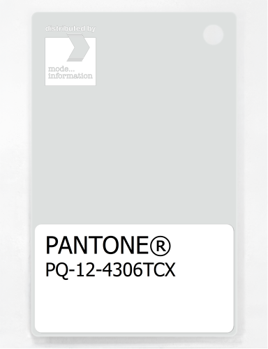 PANTONE® PLASTIC STANDARD CHIP PQ 12-4306 TCX Barely Blue