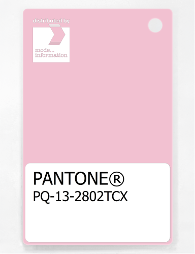 PANTONE® PLASTIC STANDARD CHIP PQ 13-2802 TCX Fairy Tale