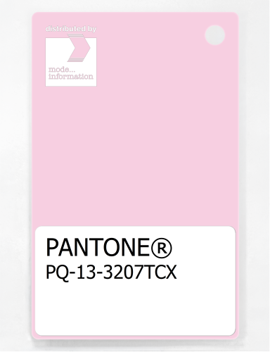 PANTONE® PLASTIC STANDARD CHIP PQ 13-3207 TCX Cherry Blossom