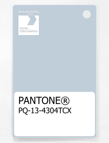 PANTONE® PLASTIC STANDARD CHIP PQ 13-4304 TCX Ballad Blue