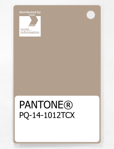 Artikelbild des Artikels “PANTONE® PLASTIC STANDARD CHIP PQ 14-1012 TCX Gilded Beige “