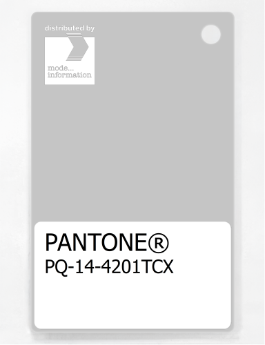 PANTONE® PLASTIC STANDARD CHIP PQ 14-4201 TCX Lunar Rock