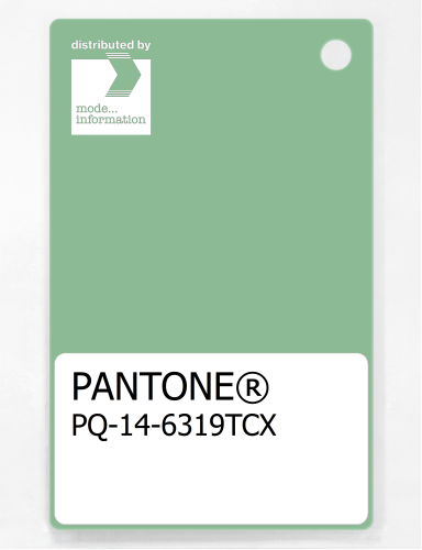 PANTONE® PLASTIC STANDARD CHIP PQ 14-6319 TCX Meadow