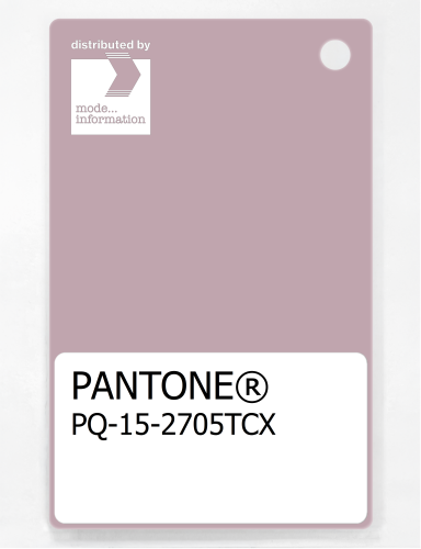 PANTONE® PLASTIC STANDARD CHIP PQ 15-2705 TCX Keepsake Lilac