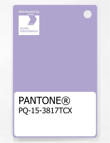 PANTONE® PLASTIC STANDARD CHIP PQ 15-3817 TCX Lavender